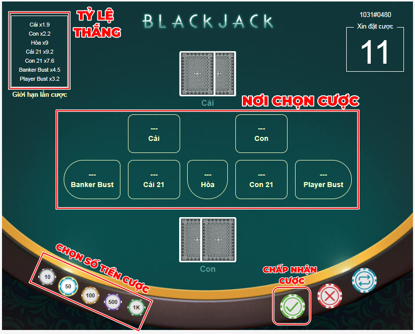 CHI TIẾT CHƠI BÀI BLACKJACK TẠI ONEBOX63