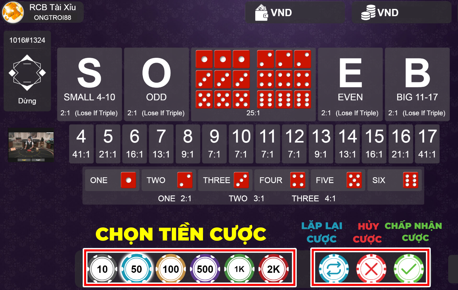 RCB TÀI XỈU TẠI ONEBOX63 TRỰC TUYẾN