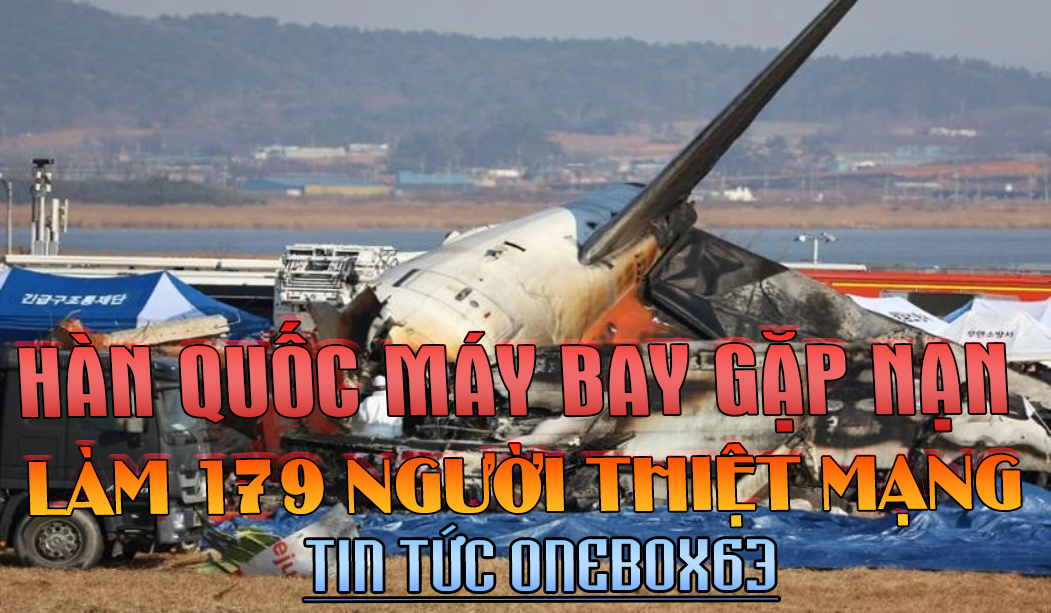 MÁY BAY GẶP NẠN KHIẾN 179 NGƯỜI THIỆT MẠNG TẠI HÀN QUỐC