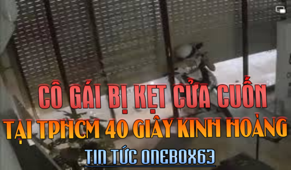 Cô gái TP.HCM kể lại 40 giây kinh hoàng vì bị cửa cuốn ghì xuống cổ