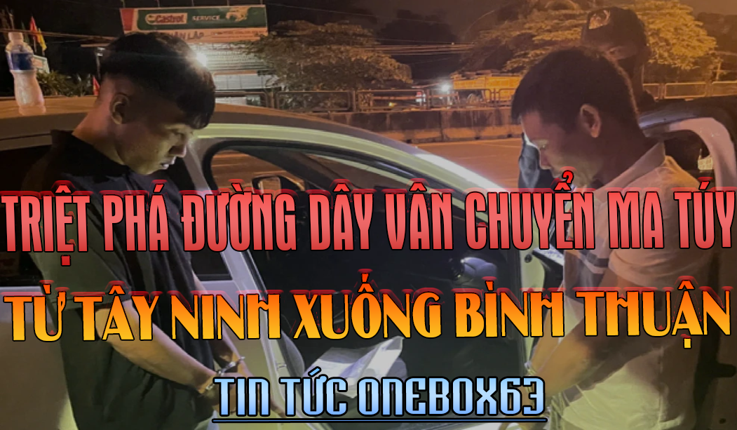 Phá đường dây vận chuyển ma túy từ Tây Ninh xuống Bình Thuận tiêu thụ