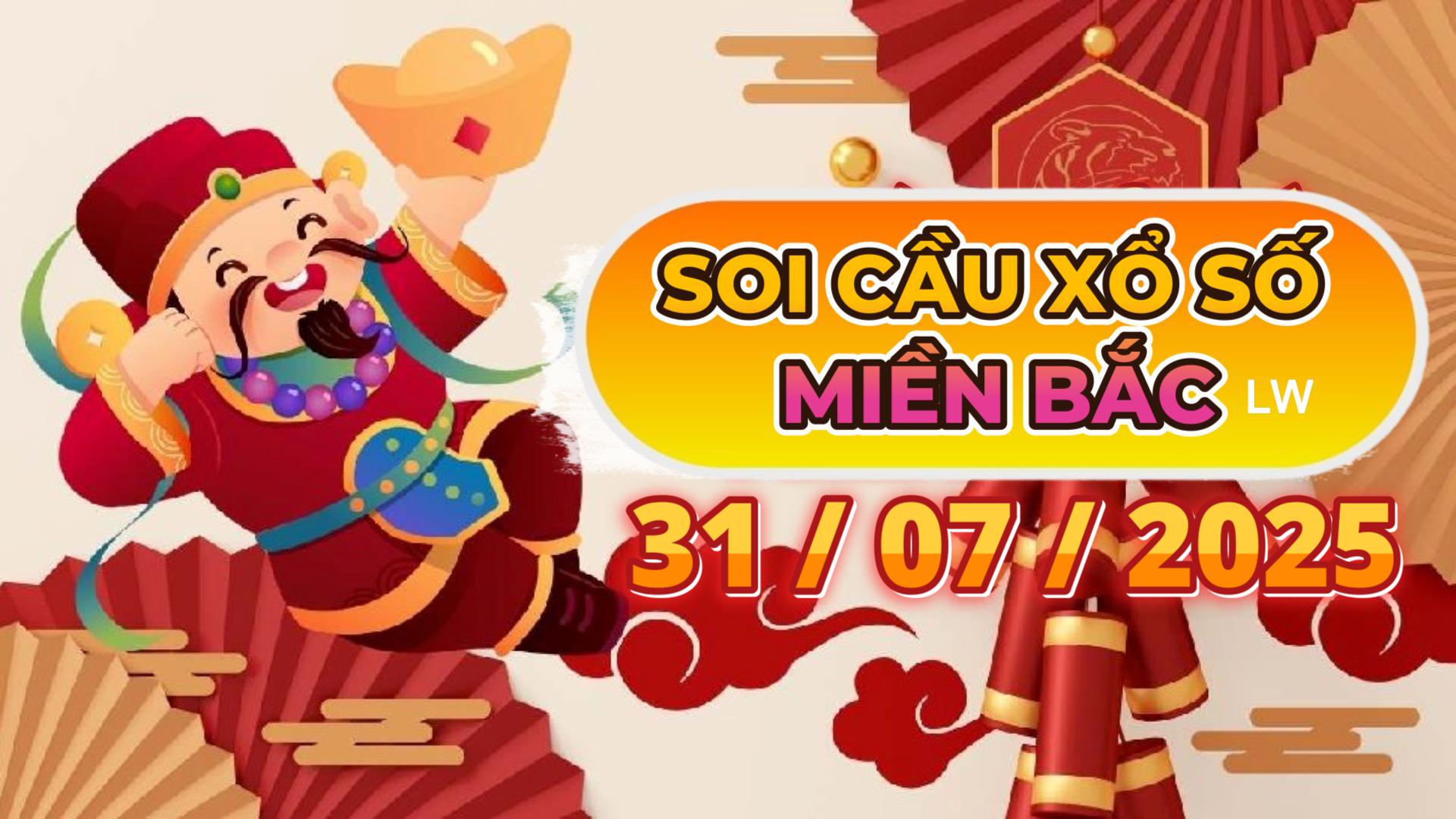 SOI CẦU XSMB ONEBOX63 31/07/2025
