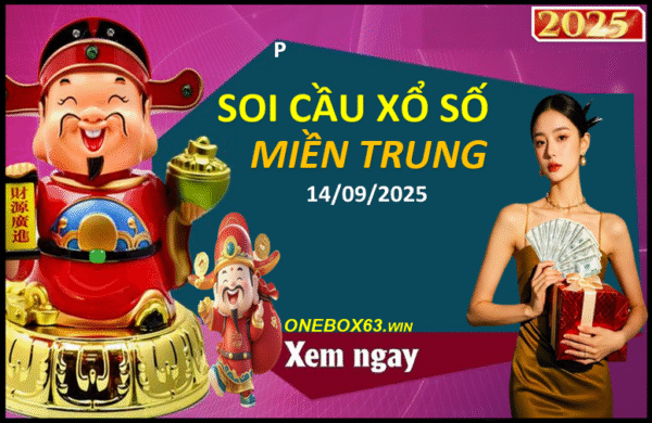 SOI CẦU XSMT ONEBOX63 14/09/2025