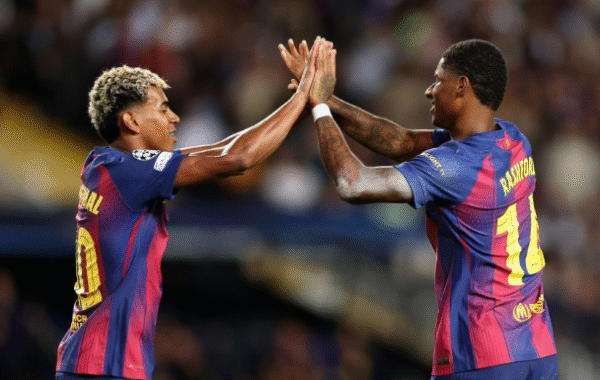Yamal và Rashford cũng đều đã lập công