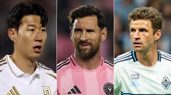 Mức lương của Son Heung-min và Muller vẫn còn thua xa Messi (Ảnh: WorldSoccertalk).