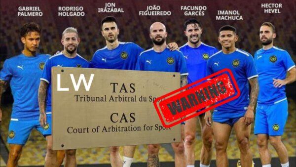 CAS CẢNH BÁO NÓNG 7 CẦU THỦ MALAYSIA