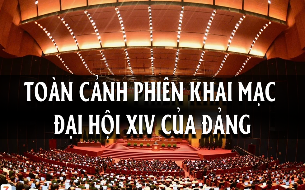 Toàn cảnh phiên khai mạc Đại hội XIV của Đảng 2026