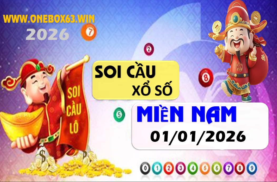 SOI CẦU XSMN ONEBOX63 01/01/2026