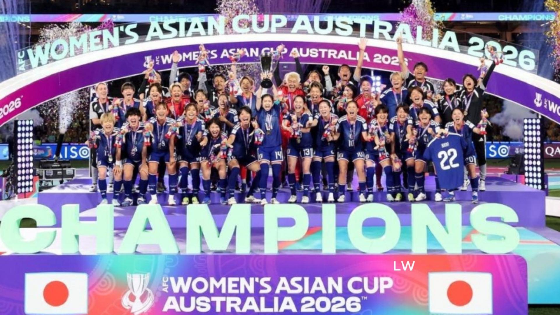 ĐT nữ Nhật Bản lần thứ 3 vô địch Asian Cup 2026