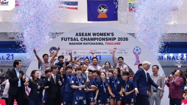 Đội tuyển Futsal Thái Lan vô địch Đông Nam Á 2026