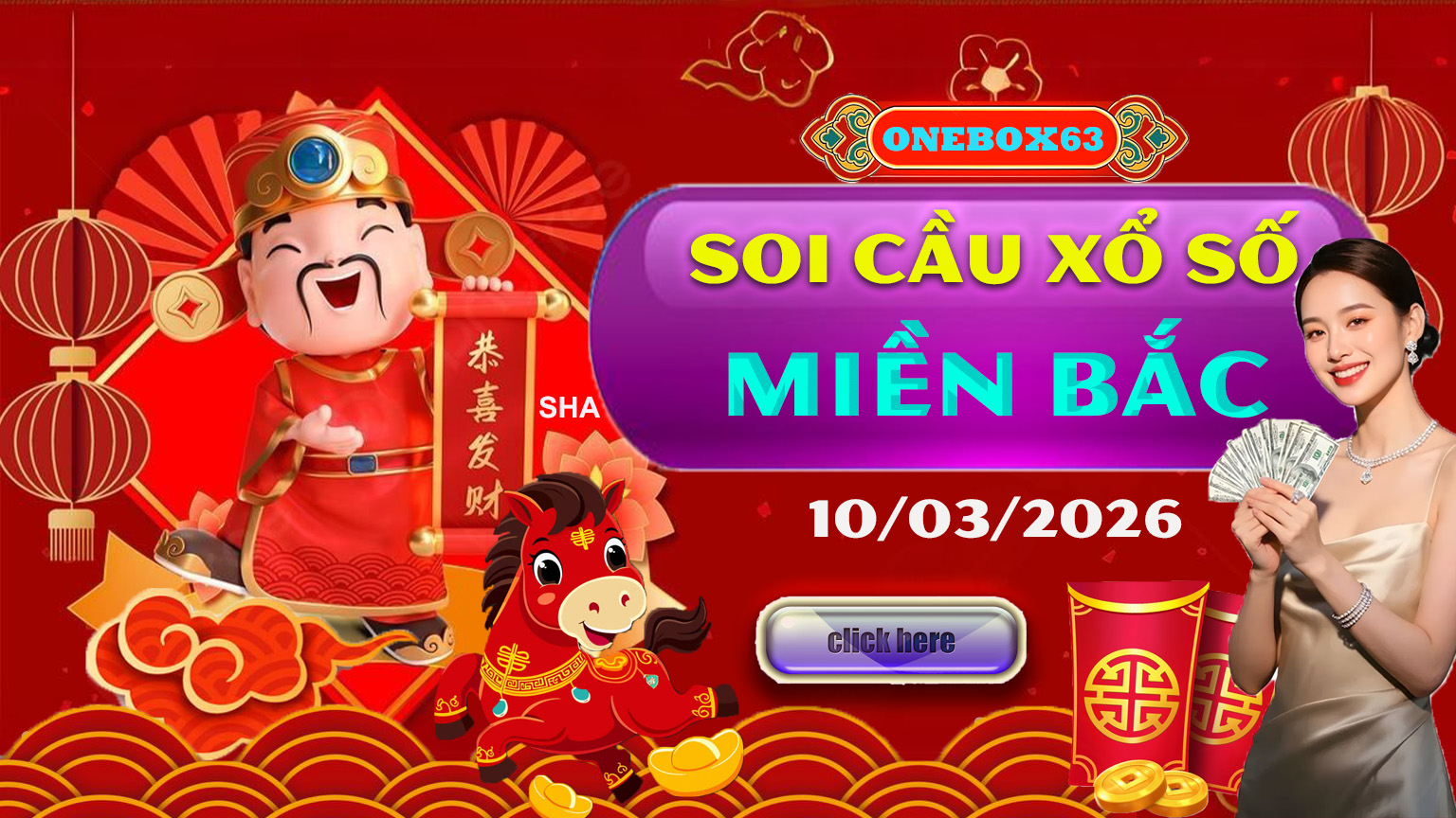 SOI CẦU XSMB ONEBOX63 10/03/2026