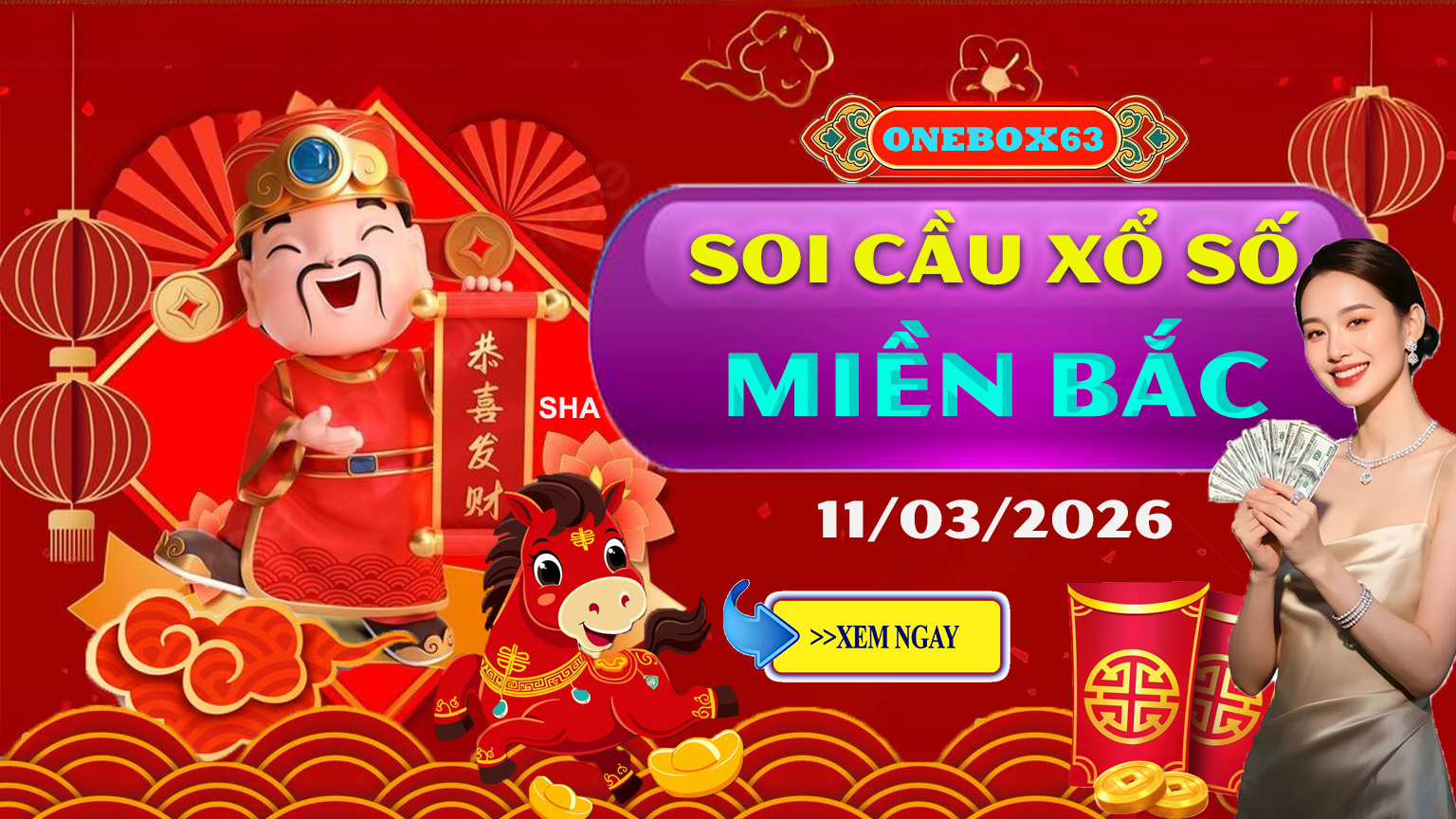SOI CẦU XSMB ONEBOX63 11/03/2026