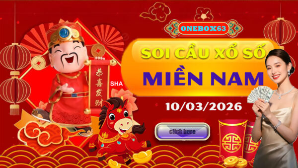 SOI CẦU XSMN ONEBOX63 10/03/2026