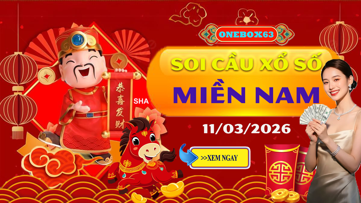 SOI CẦU XSMN ONEBOX63 11/03/2026
