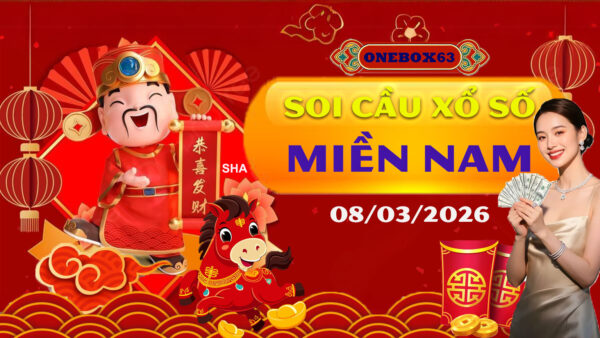 SOI CẦU XSMN ONEBOX63 08/03/2026