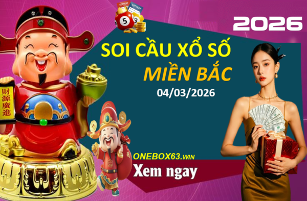 SOI CẦU XSMB ONEBOX63 4/3/2026