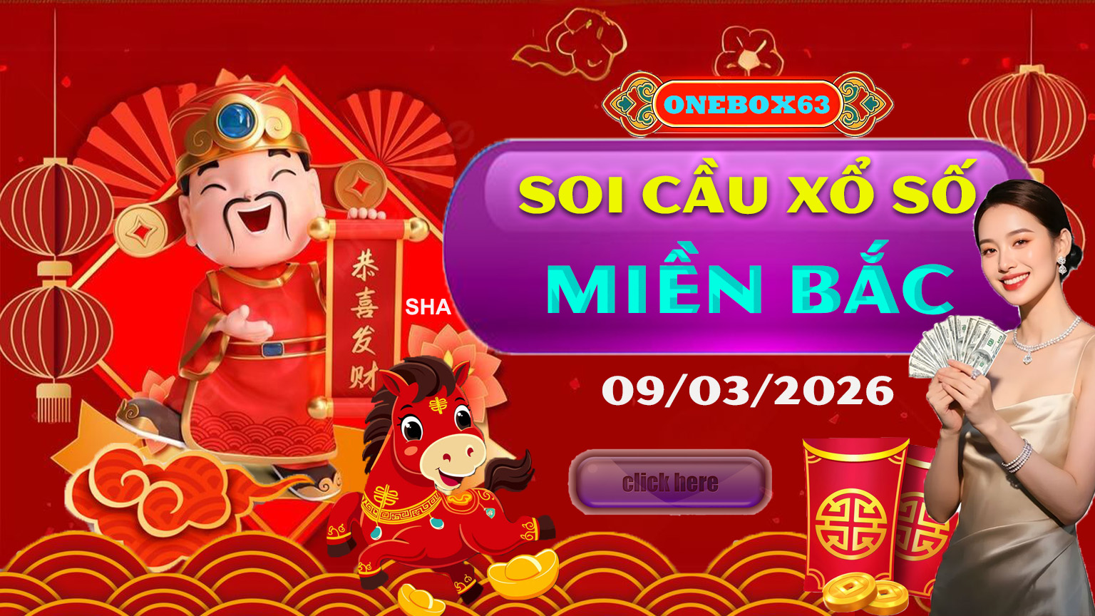 SOI CẦU XSMB ONEBOX63 09/03/2026