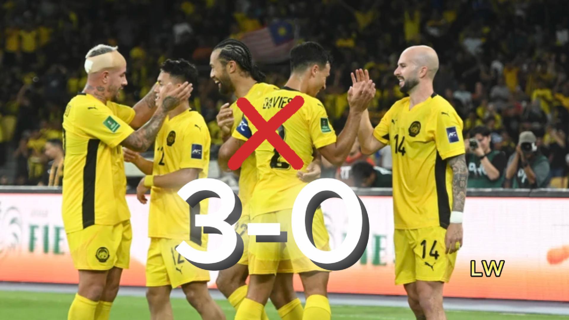 Chính thức : ĐT Malaysia bị xử thua ĐT Việt Nam 0 - 3