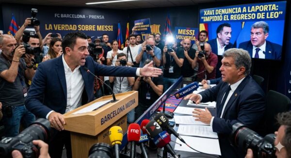 Xavi tố Laporta ngăn Messi trở lại Barca
